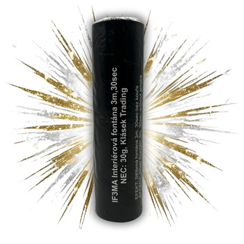 Fontanna iskier Klasek IF3MA - 30 sekund, wysokość 3m