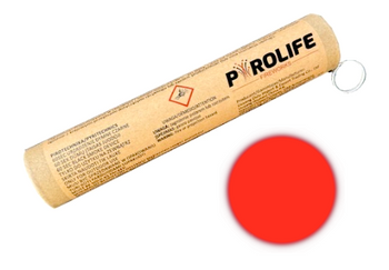 Świeca Dymna DWUSTRONNA PYROLIFE CZERWONA RDG2-R - 1 szt.