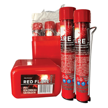 FLARA/RACA Triplex CZERWONA/RED XP1070-1 - 1 szt.