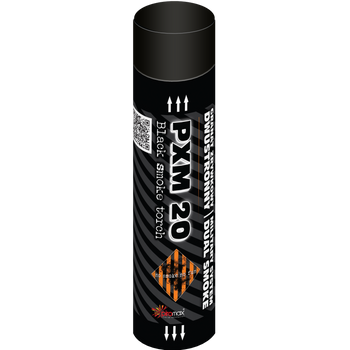 Dym Piromax CZARNY DWUSTRONNY PXM20 (BLACK) - kaliber 30mm