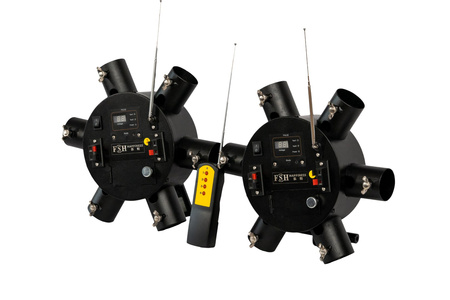 SYSTEM DO ZDALNEGO ODPALANIA FONTANN ISKIER - WIATRAK PRO 2x6