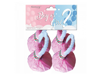 Serpentyny rzucane Triplex RÓŻOWE TXK162-10