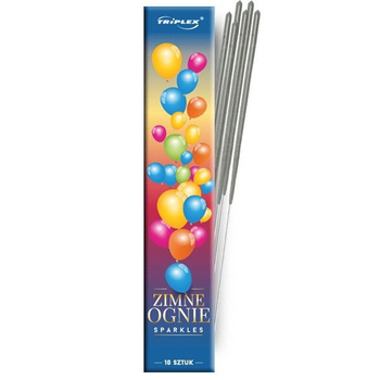 Zimne Ognie Triplex 28cm TXF748C (etykieta urodzinowa) - 10 szt.