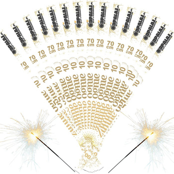  Długie Zimne Ognie Odpalaj 70cm na Wesele - 10 szt./op.