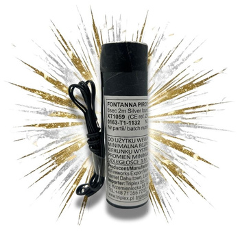 Fontanna iskier Triplex SILVER XT1059 - 8 sekund, 2 metry