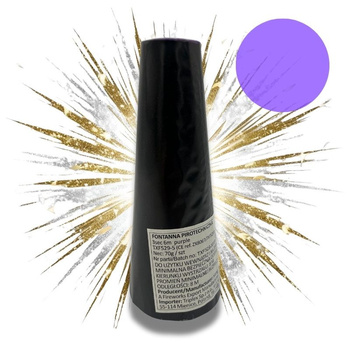 Fontanna iskier Triplex PURPLE TXF529-5 - 3 sekundy, wysokość 6 metrów