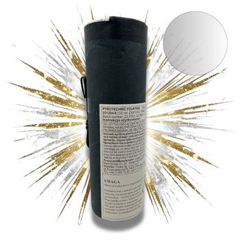 Fontanna iskier Triplex U31284-6 SILVER PISTIL - 60 sekund, wysokość 5 m